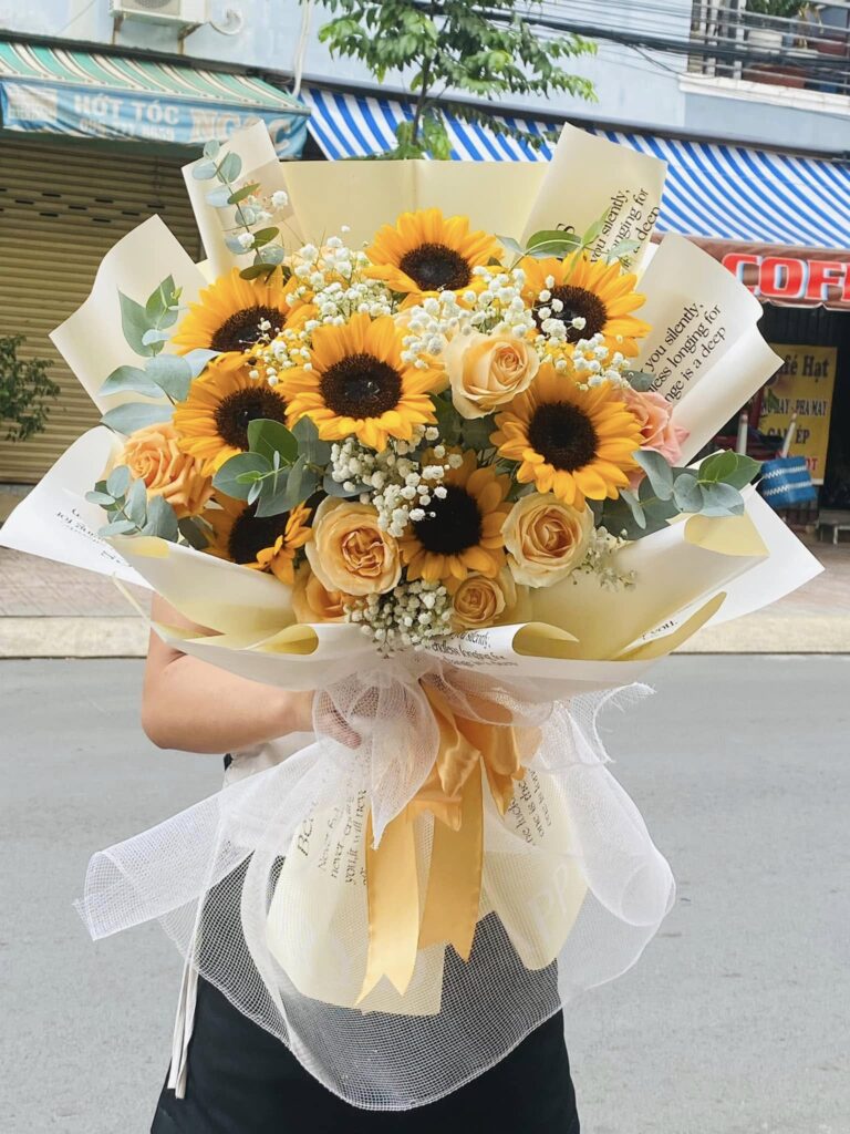 Bó hoa hướng dương tại Gò Vấp
