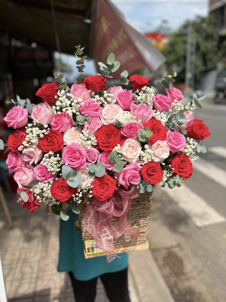 Giỏ hoa chúc mừng tại Thanh Hoá