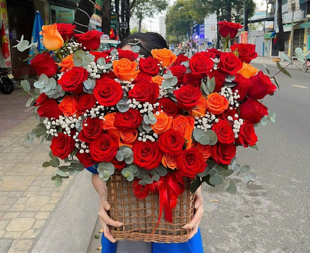 Giỏ hoa chúc mừng tại Cần Thơ
