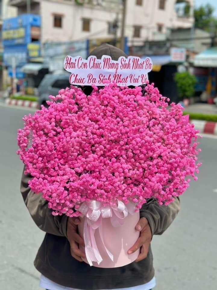 Giỏ hoa baby đẹp tại Huyện Vĩnh Cửu