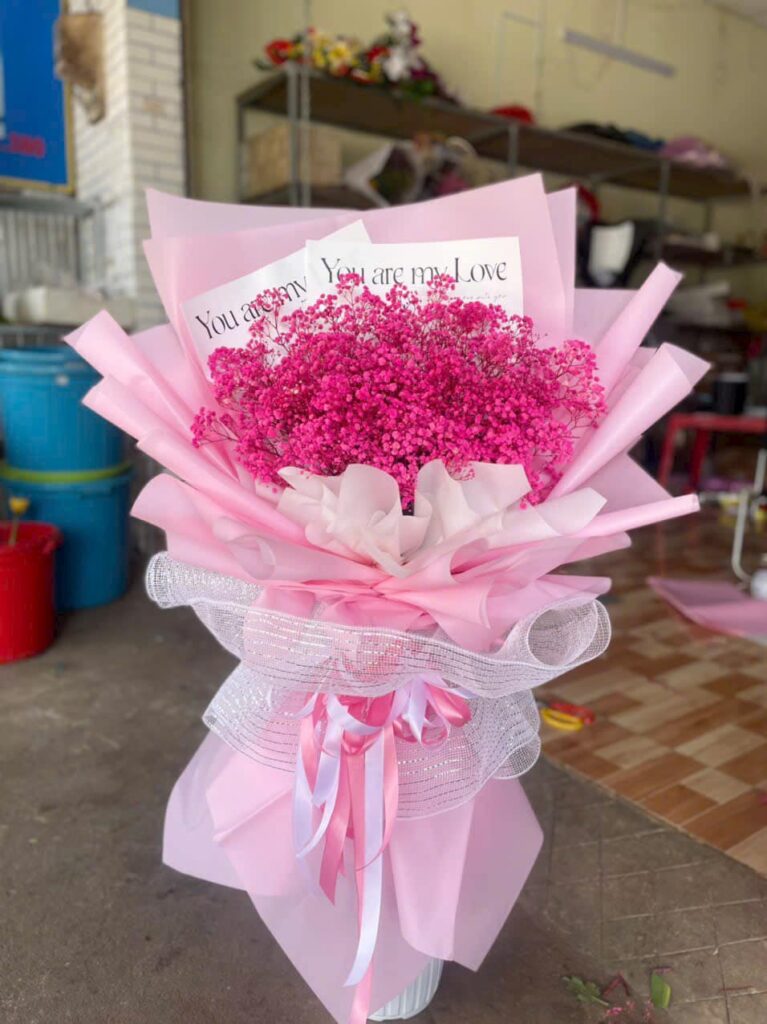 Bó hoa Baby đẹp tại Quận Cẩm Lệ