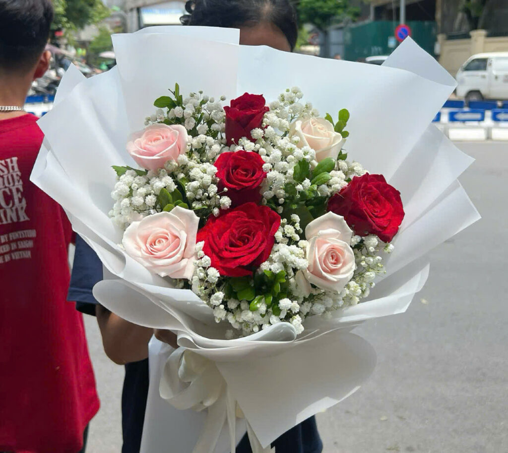 Bó hoa xinh tại shop hoa Tân Châu Tây Ninh