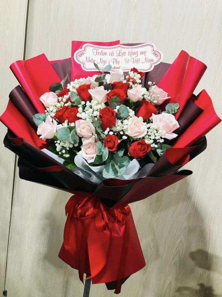 Bó hoa đẹp tại tiệm hoa Gò Dầu Tây Ninh