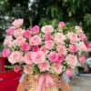 Giỏ hoa chúc mừng đẹp tại shop hoa Tịnh Biên An Giang